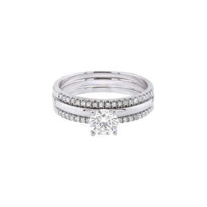 Two in One Diamond Ring (0.5 ct Round)