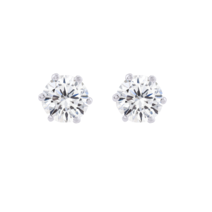 Stud 6 Prong Round Diamond