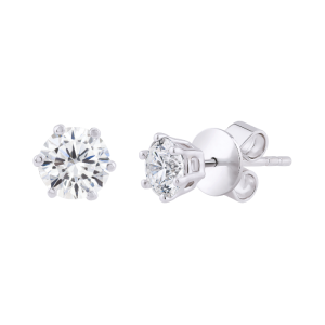 Stud 6 Prong Round Diamond