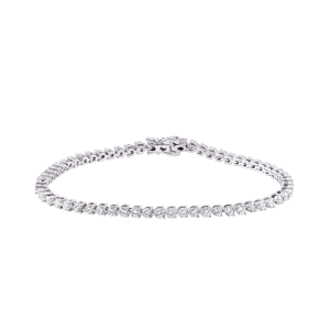 Classic 3 Prong Diamond Tennis Bracelet