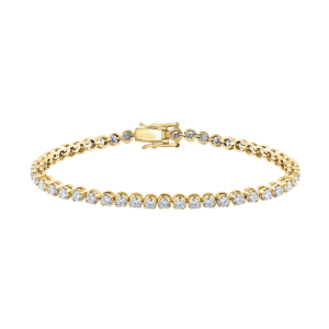 Tennis Classic Round Moissanite Bracelet