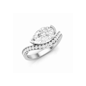 Edge with Pave Setting Ring (1.5 Pear)