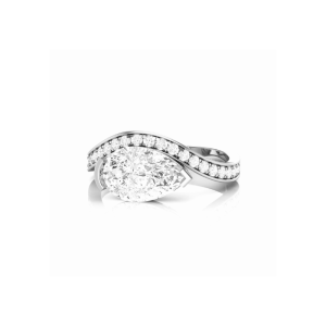 Edge with Pave Setting Ring (1.5 Pear)