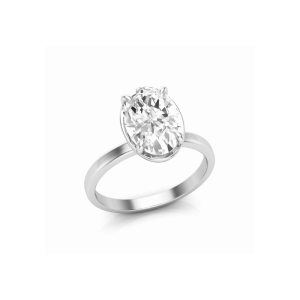 Solitare Curb Ring (2ct Oval)