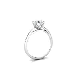 Round Solitaire Ring Tulip Prong (1.01 ct)
