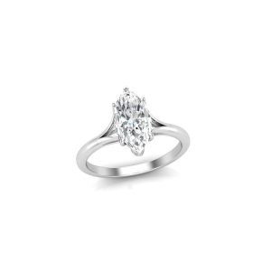 Tulip Split Shank – Marquise Solitaire (1.0 CT)