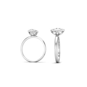 Solitaire Bezel Ring (2ct Oval)